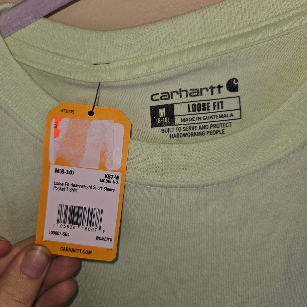 Carhartt Loose Fit Heavy Weight  Short Sleeve Pocket T Shirt Size Medium - Picture 3 of 6
